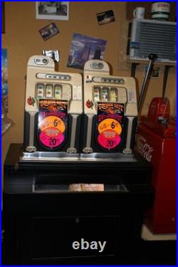 Antique MILLS DOUBLE Golden Gate 10 cent Slot Machines RARE