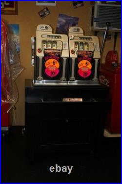 Antique MILLS DOUBLE Golden Gate 10 cent Slot Machines RARE