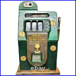 Antique MILLS GOLF SLOT MACHINE 5 CENT