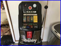 Antique Manual Mills 10 Cents Slot Machine In Working Conditions