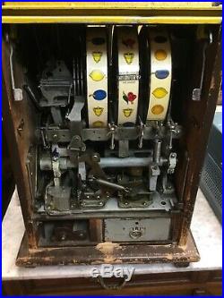 Antique Mills 1930s Diamond Front Slot Machine Original Working