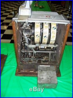 Antique Mills 25 cent slot machine, working, shipping available, NICE