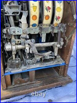 Antique Mills 5 Cent Castle Front Slot Machine