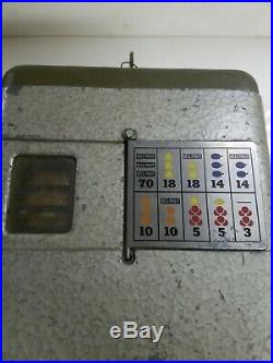 Antique Mills 5 Cent Coin Op Vest Pocket Slot Machine All Original