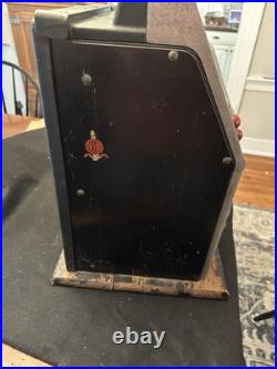 Antique Mills 5 Cent Slot Machine Cherries Not Working but Close