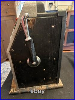 Antique Mills 5 Cent Slot Machine Cherries Not Working but Close
