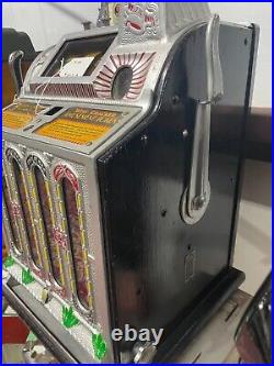 Antique Mills 5 Cent Wise Cracker Slot Machine