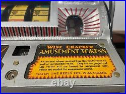 Antique Mills 5 Cent Wise Cracker Slot Machine