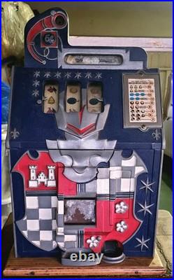 Antique Mills 5c Jackpot Slot Machine Restored Condition