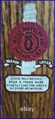 Antique Mills 5c Jackpot Slot Machine Restored Condition