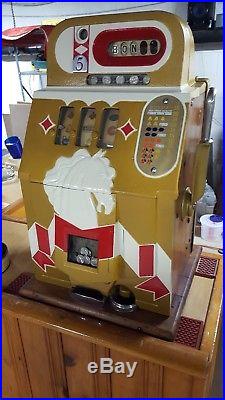 Antique Mills Bonus Horse Head Slot Machine