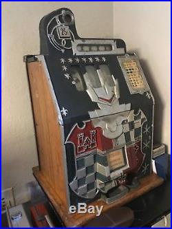 Antique Mills Castle 25c Rol-A-Top Slot Machine