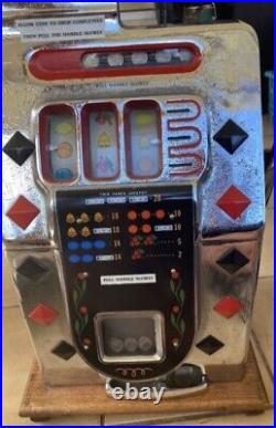 Antique Mills Diamond 5 Cent Slot Machine