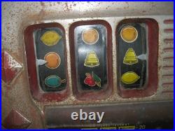 Antique Mills Diamond 5 Cent Slot Machine, For Restoration, UPS/Fed Ex Shippable
