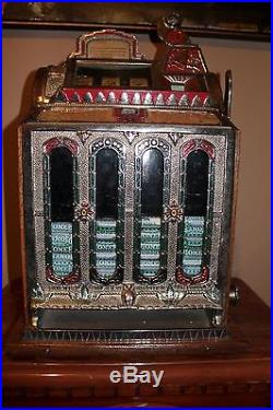 Antique Mills FOK 4 Column Front Vendor Slot Machine withFuture Pay