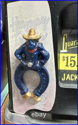 Antique Mills High Top 25 Cent Cowboy Slot Machine