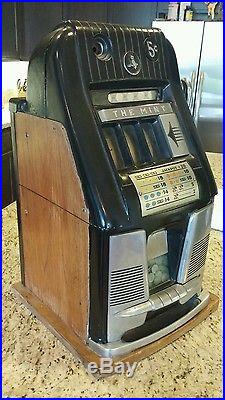 Antique Mills Hightop Nickel Slot Machine With Jackpot! Free Shipping