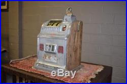 Antique Mills Liberty Bell 25 Cent Slot Machine