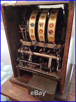 Antique Mills Liberty Bell 5 Cent Slot Machine