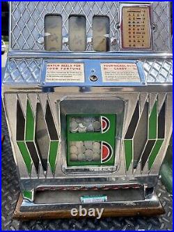 Antique Mills Mystery Front Vender Cross Diamond Slot Machine