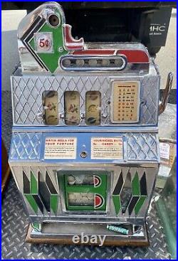 Antique Mills Mystery Front Vender Cross Diamond Slot Machine