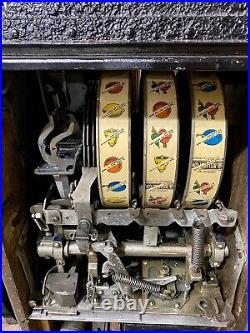 Antique Mills Mystery Front Vender Cross Diamond Slot Machine