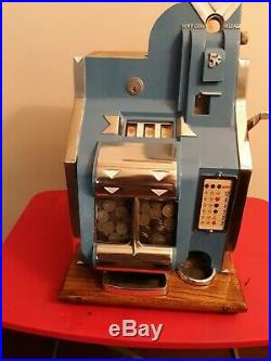 Antique Mills QT Slot Machine'FULLY RESTORED' coin op