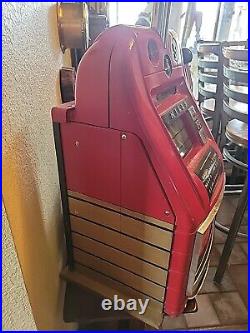 Antique Mills Slot Machine 5 Cent Special Award 7-7-7