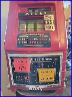 Antique Mills Slot Machine 5 Cent Special Award 7-7-7