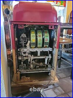 Antique Mills Slot Machine 5 Cent Special Award 7-7-7