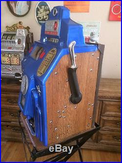 Antique OD JENNINGS SILVER MOON Slot Machine