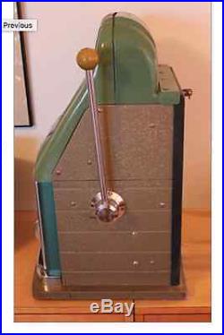 Antique Original MILLS NICKEL SLOT ARCADE SLOT MACHINE 1940s Local Pick Up Only