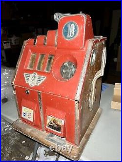 Antique Pace. 10 Cent Slot Machine 1930s. Needs Work As-is. For Restoration