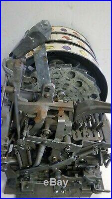 Antique Pace Coin Op Slot Machine 25 Cen Complete Reel Mechanism