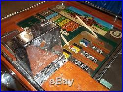Antique Pace Saratoga Slot Machine Gambling Casino Vegas Coin Op Arcade