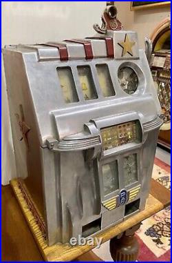 Antique Pace Star 25 Cent Slot Machine