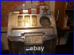 Antique Pace Star 25 Cent Slot Machine