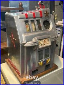 Antique Pace Star 25 Cent Slot Machine USA