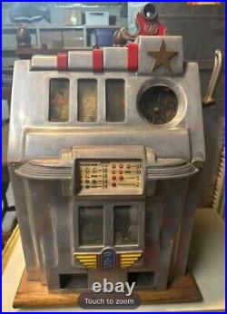 Antique Pace Star 25 Cent Slot Machine USA