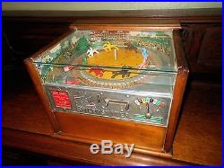 Antique Rockola Official Sweepstakes Horseracing Roulette Trade Stimulator