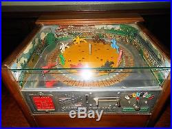 Antique Rockola Official Sweepstakes Horseracing Roulette Trade Stimulator