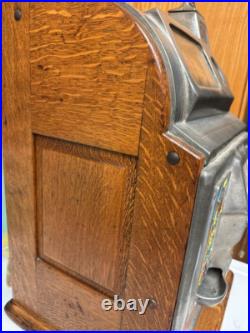 Antique Rockola Penny Slot Machine Circa 1920's 1930's WORKS! Withkey