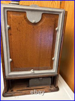 Antique Rockola Penny Slot Machine Circa 1920's 1930's WORKS! Withkey
