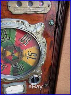 Antique Slot Machine 1911 French Roulette Bussoz