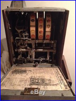 Antique Slot Machine 1922 Jennings Dutch Boy 5cent Machine