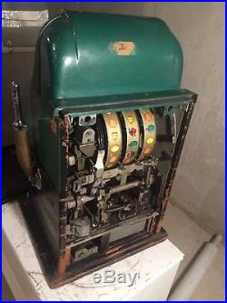 Antique Slot Machine 1940's Mills Watermelon Dime Original works perfectly