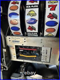 Antique Slot Machine For Parts Or Repair