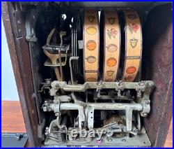 Antique Slot Machine Jennings Tock-Ola Gooseneck 1925 s/n 688010 working 5c