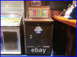 Antique Slot Machine Keeney's Bonus Super Bell 1946 Very Good Condition