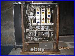 Antique Slot Machine Mills Poinsettia Mint Vendor Skill Stops 1929 Rare